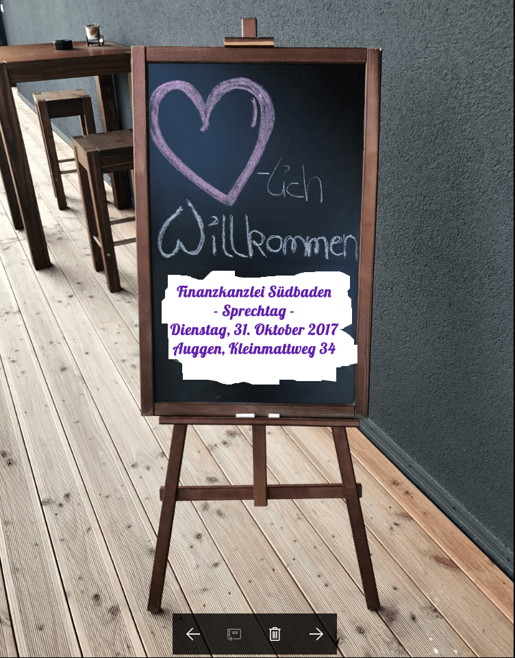 Finanzkanzlei Südbaden hat Sprechtag